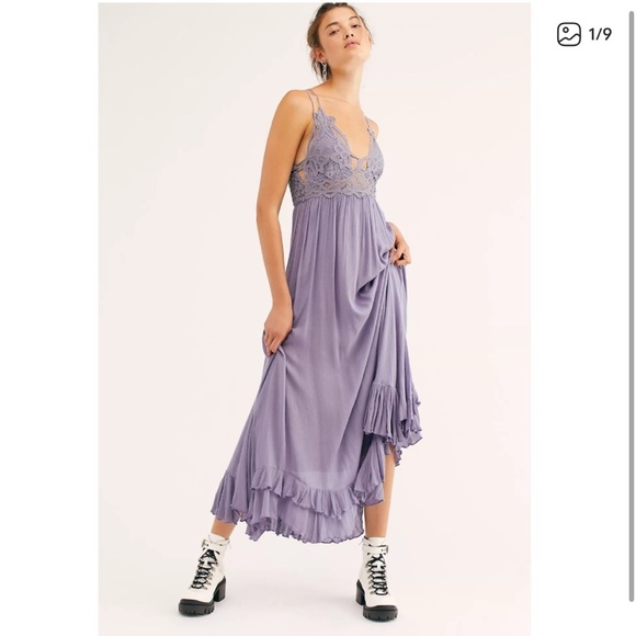 Free People Dresses & Skirts - Free People Adella Maxi Slip Dress.  Size M